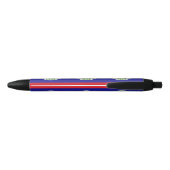 Vlag van Belize Blauwe Inkt Pen (Achterkant)