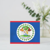 Vlag van Belize Briefkaart (Staand voorkant)