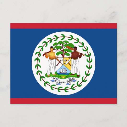 Vlag van Belize Briefkaart (Voorkant)