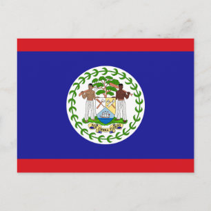 Vlag van Belize Briefkaart