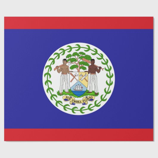 Vlag van Belize Cadeaupapier (Vlak)