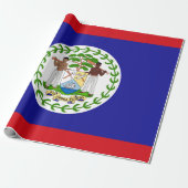 Vlag van Belize Cadeaupapier (Uitgerold)