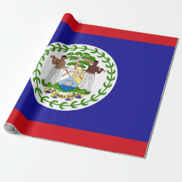 Vlag van Belize Cadeaupapier
