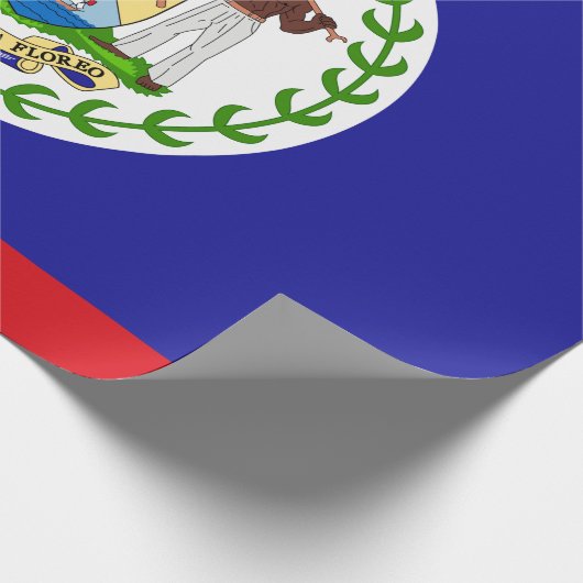 Vlag van Belize Cadeaupapier (Hoek)