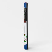 Vlag van Belize Case-Mate iPhone Case (Achterkant/links)