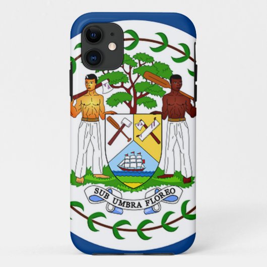 Vlag van Belize Case-Mate iPhone Case (Achterkant)