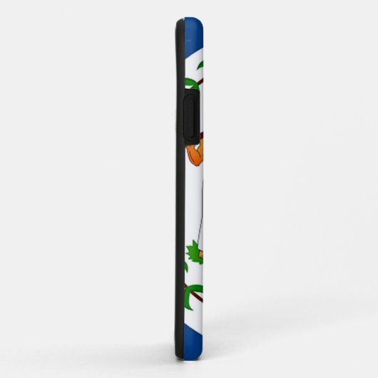 Vlag van Belize Case-Mate iPhone Case (Achterkant/rechts)