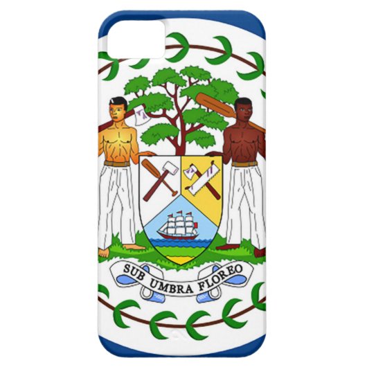 Vlag van Belize Case-Mate iPhone Case (Achterkant)