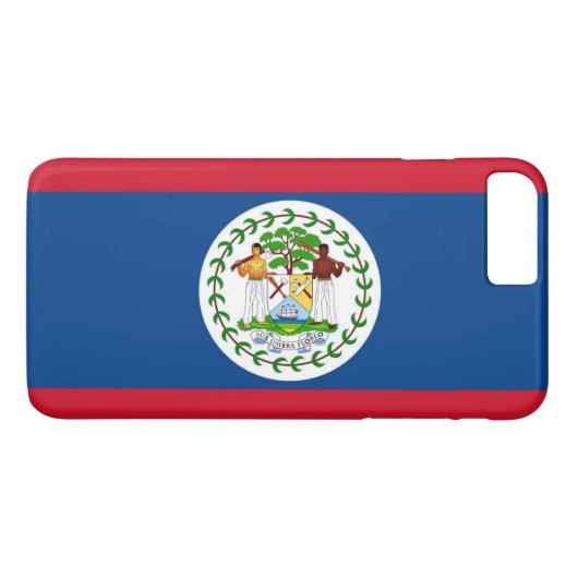 Vlag van Belize Case-Mate iPhone Case (Achterkant (Horizontaal))