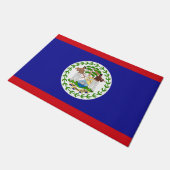 Vlag van Belize Deurmat (Schuin)
