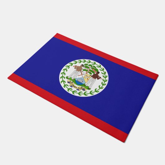 Vlag van Belize Deurmat (Schuin)