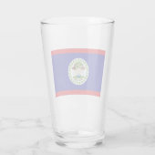 Vlag van Belize Glas (Achterkant)