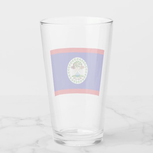 Vlag van Belize Glas (Achterkant)