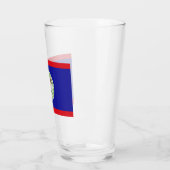 Vlag van Belize Glas (Links)