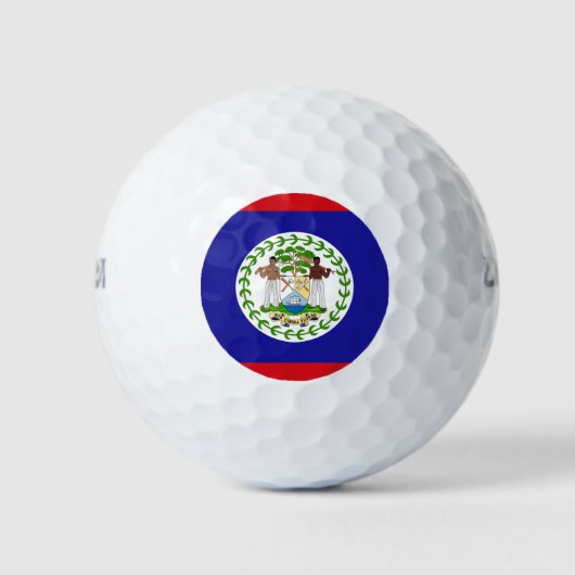 Vlag van Belize Golfballen (Voorkant)
