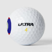 Vlag van Belize Golfballen (Logo)