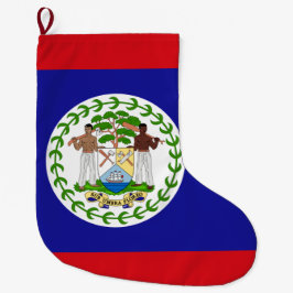 Vlag van Belize Grote Kerstsok