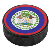 Vlag van Belize Hockey Puck (3/4)