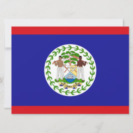 Vlag van Belize Kaart