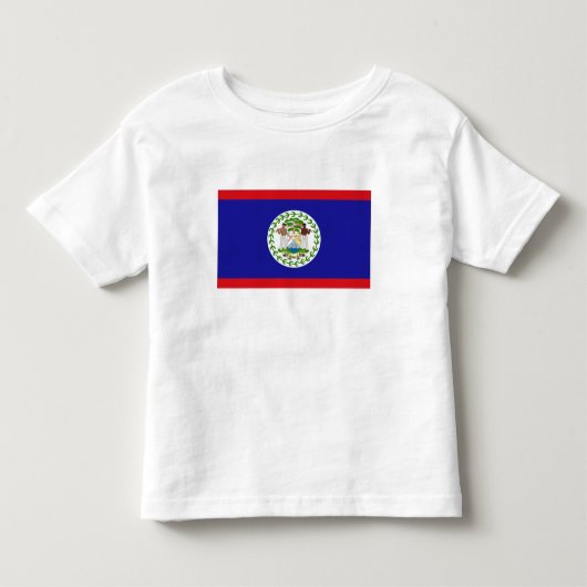 Vlag van Belize Kinder Shirts (Voorkant)