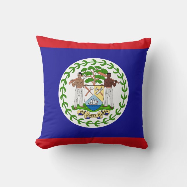 Vlag van Belize Kussen (Voorkant)
