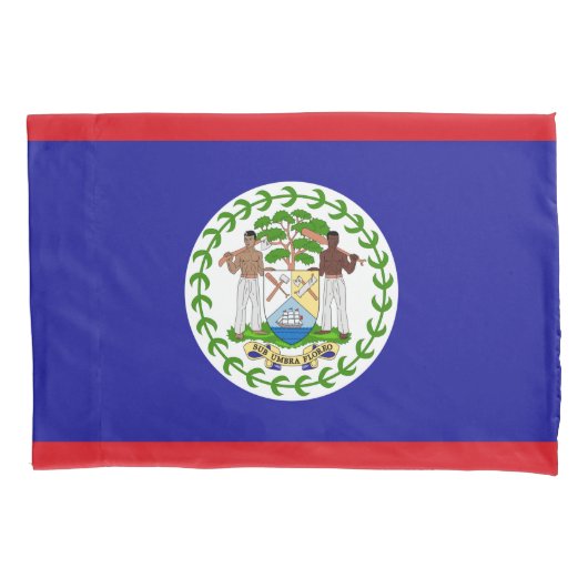 Vlag van Belize Kussensloop (Voorkant-Links)