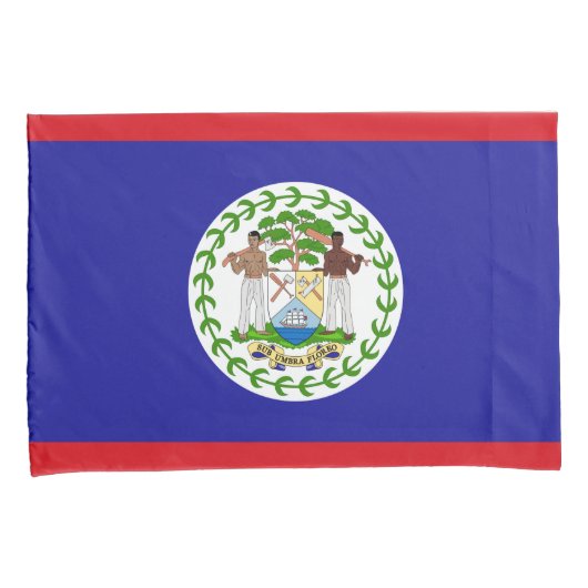 Vlag van Belize Kussensloop (Voorkant-Rechts)