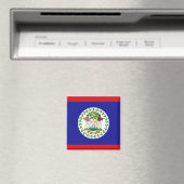 Vlag van Belize Magneet (Insitu (Vaatwasser))