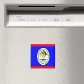 Vlag van Belize Magneet (Insitu (Vaatwasser))
