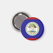 Vlag van Belize Magneet (Voorkant / Achterkant)
