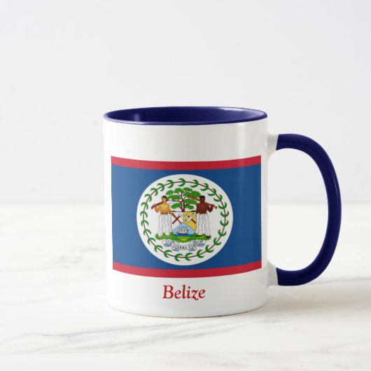 Vlag van Belize Mok (Rechts)