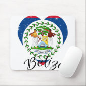 vlag van Belize - Muismat (Met muis)