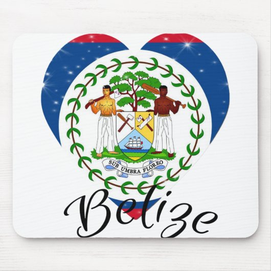 vlag van Belize - Muismat (Voorkant)
