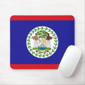 Vlag van Belize Muismat (Met muis)