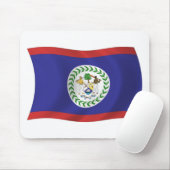 Vlag van Belize Muismat (Met muis)