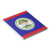 Vlag van Belize Notitieblok (Schuin)