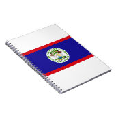 Vlag van Belize Notitieboek (Rechterzijde)