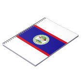 Vlag van Belize Notitieboek (Linkerzijde)