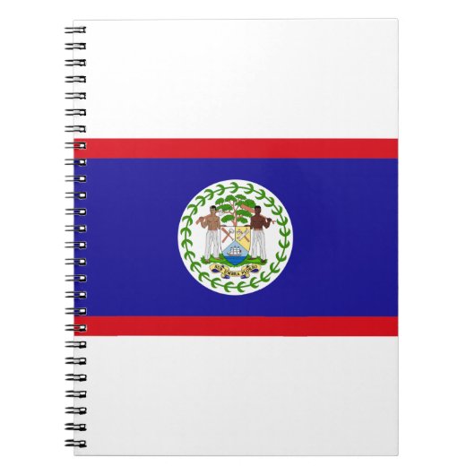 Vlag van Belize Notitieboek (Voorkant)