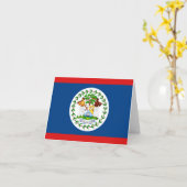 Vlag van Belize Notitiekaart (Gele Bloem)