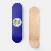 Vlag van Belize Persoonlijk Skateboard (Voorkant)