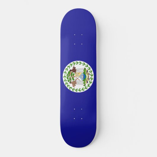 Vlag van Belize Persoonlijk Skateboard (Voorkant)
