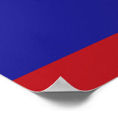 Vlag van Belize Poster (Hoek)