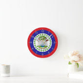 Vlag van Belize Ronde Klok (Huis)
