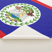 Vlag van Belize Sherpa Deken (3/4)