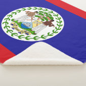 Vlag van Belize Sherpa Deken (3/4)