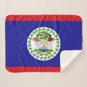Vlag van Belize Sherpa Deken
