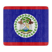 Vlag van Belize Snijplank (Voorkant)