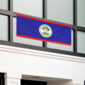 Vlag van Belize Spandoek (Buitenkant Gebouw)