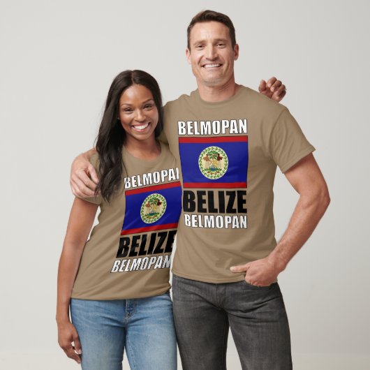 Vlag van Belize T-shirt (Unisex)